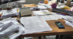 Real nursing student application workspace showing forms, deadlines calendar, and documents for UK nursing courses applications