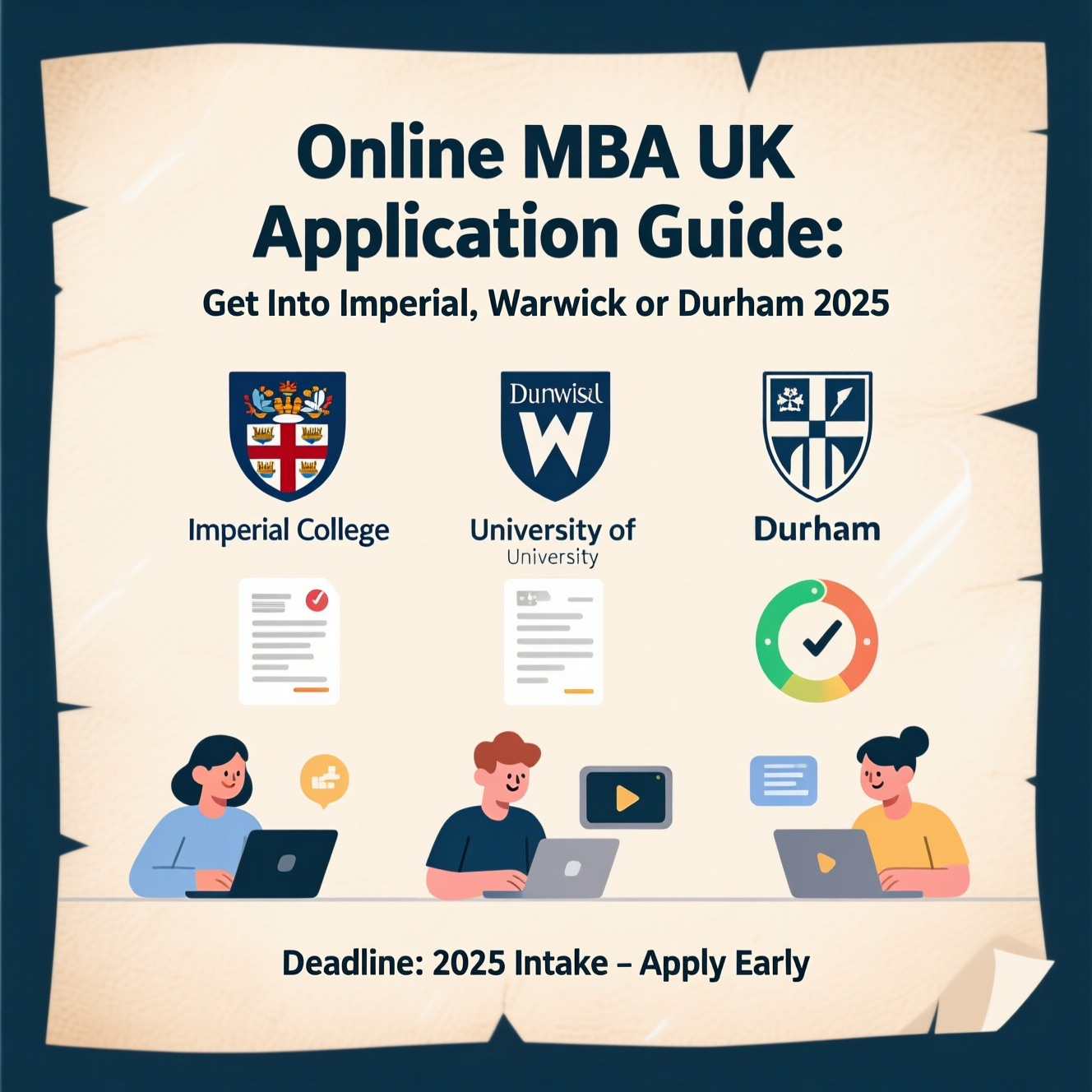 Online MBA UK Application Guide: Get Into Imperial, Warwick or Durham 2025