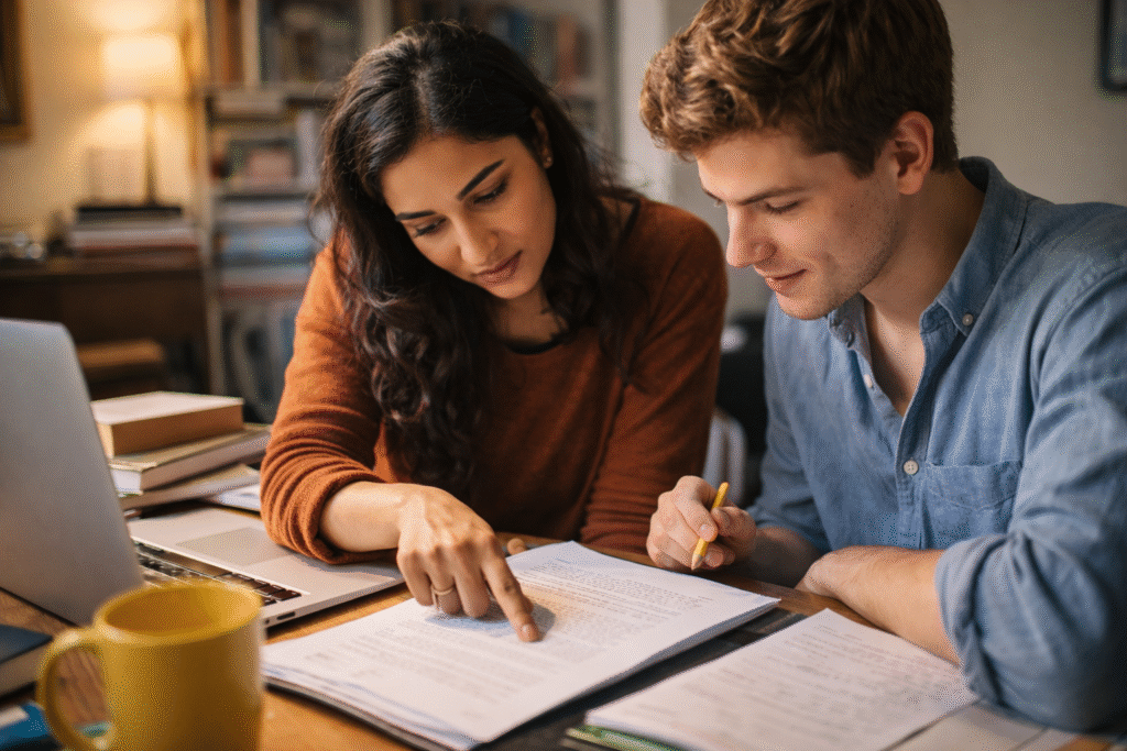 Education consultant helping student apply for masters programs in London